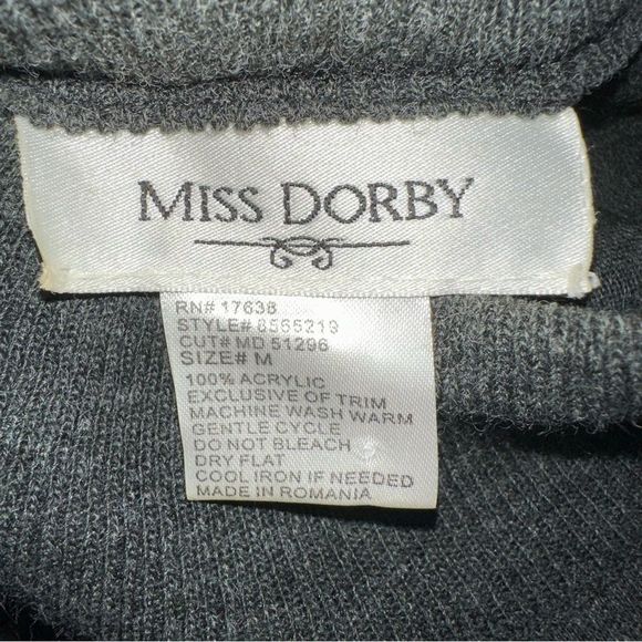 Women’s Miss Dorby sweater top sz M - Picture 4 of 4